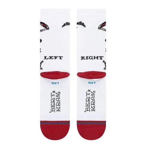 Calze Stance Skeleton White