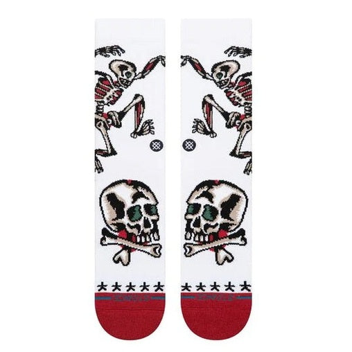 Calze Stance Skeleton White