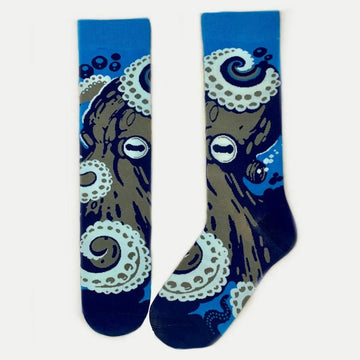 Calze a Moon with a View Octopus