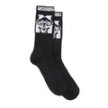 Calze socks Mushroom Logo black white