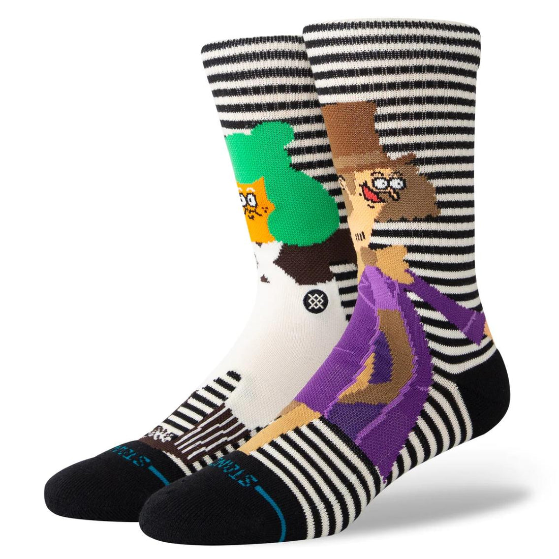 Calze socks Stance Oompa Loompa Crew black white