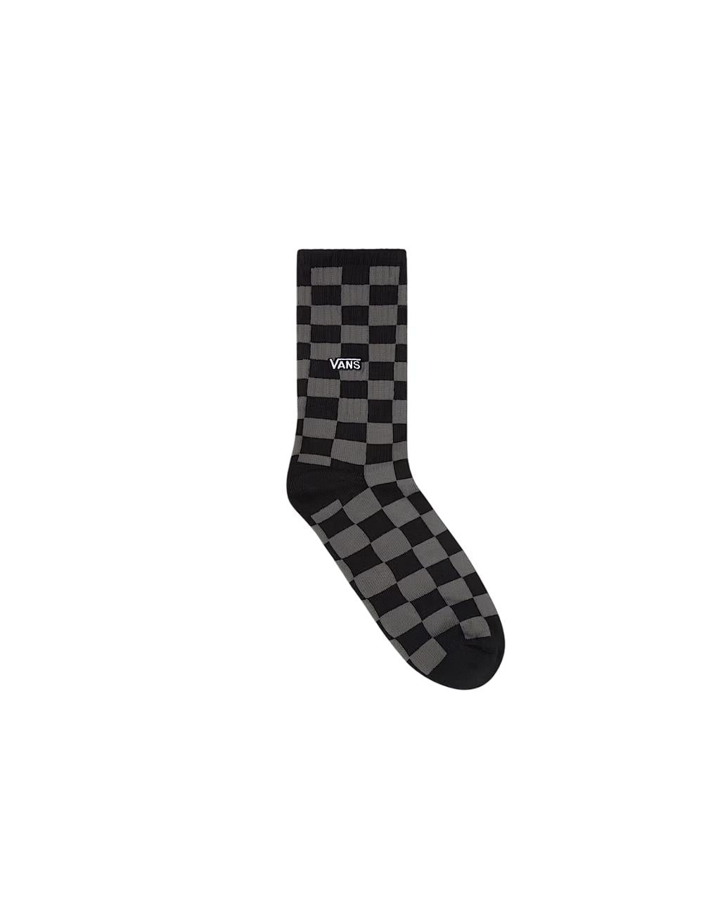 Calzini Vans Checkerboard Crew black charcoal