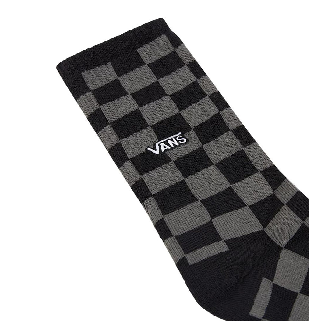 Calzini Vans Checkerboard Crew black charcoal