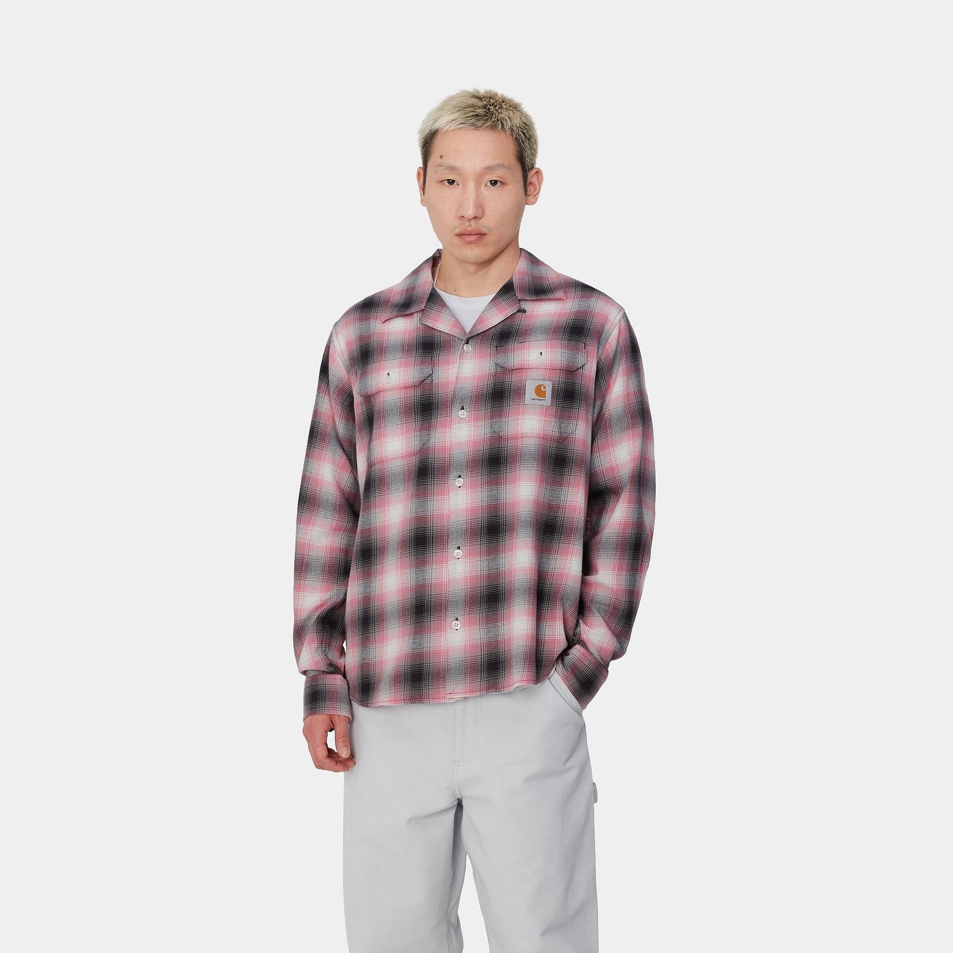 Camicia Carhartt Blanchard charm pink