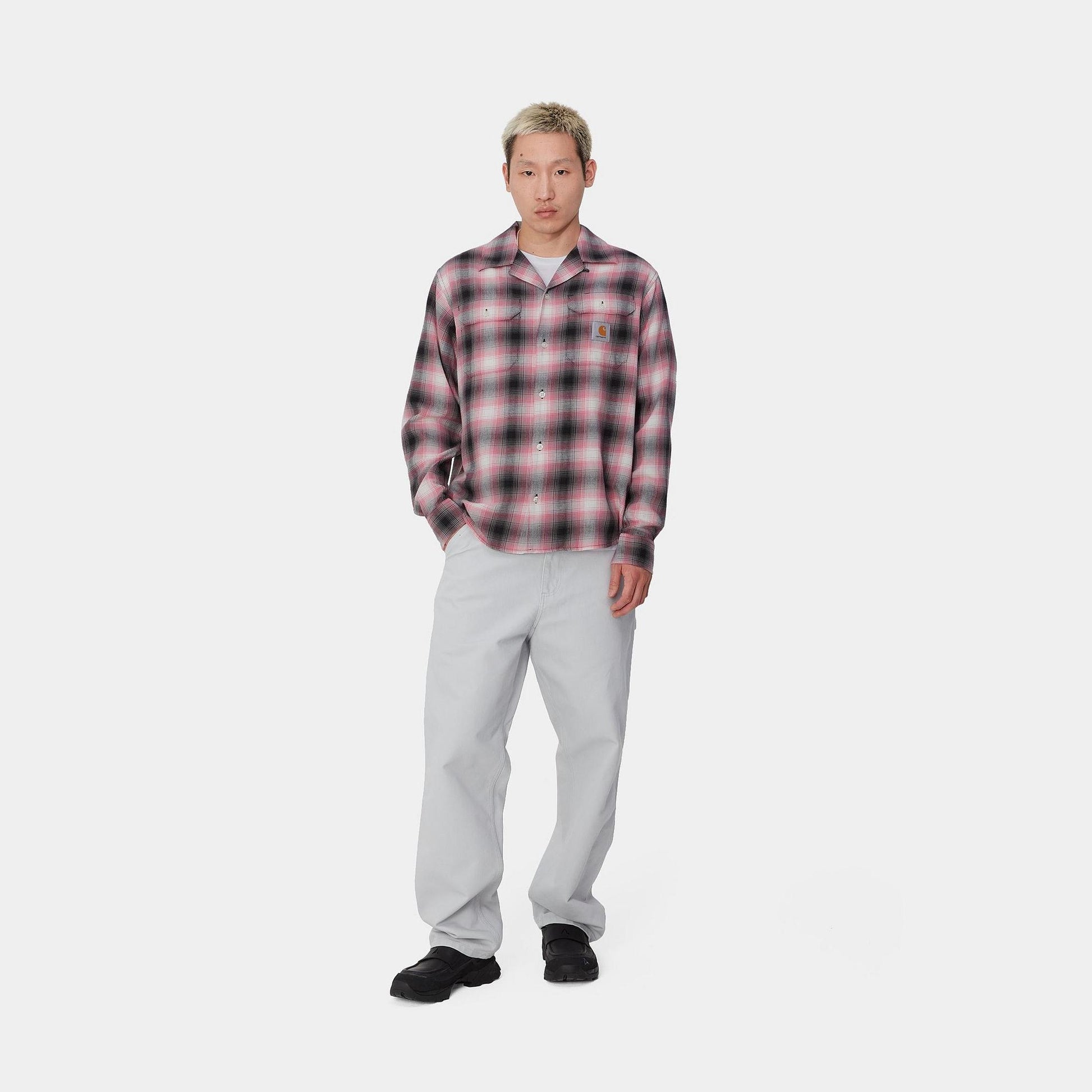 Camicia Carhartt Blanchard charm pink