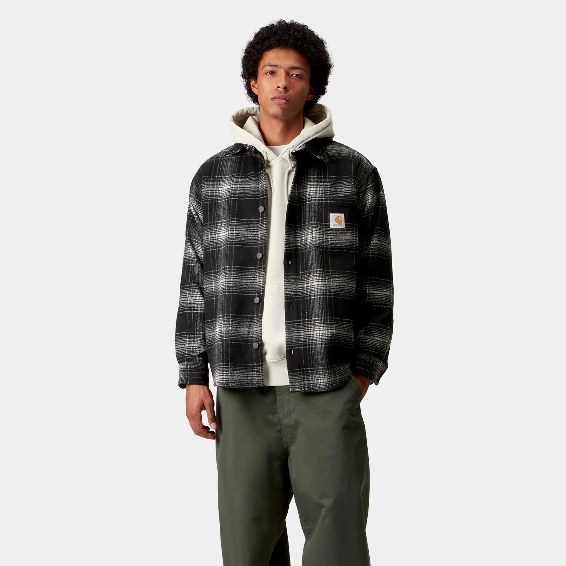 Camicia Carhartt Brennan Black Wax