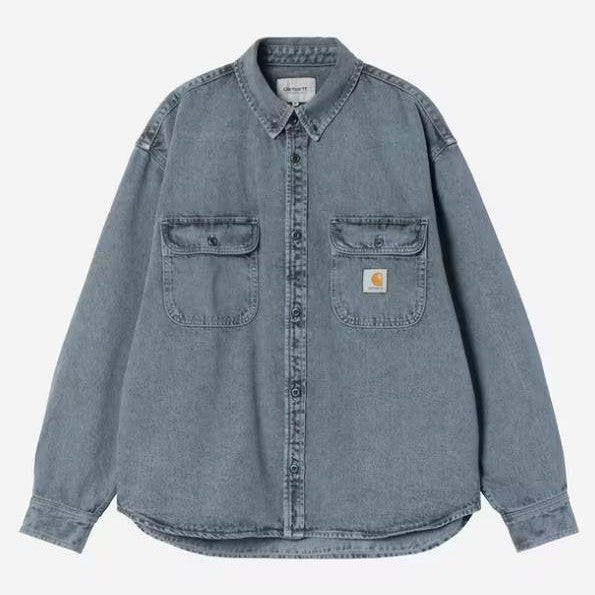 Camicia Carhartt tigan blk blue fog