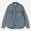 Camicia Carhartt tigan blk blue fog