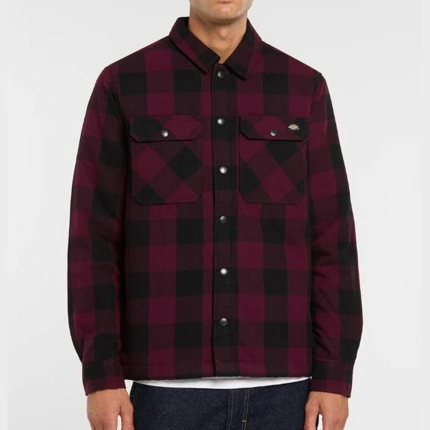 Camicia Dikies Lined Sacramento Maroon