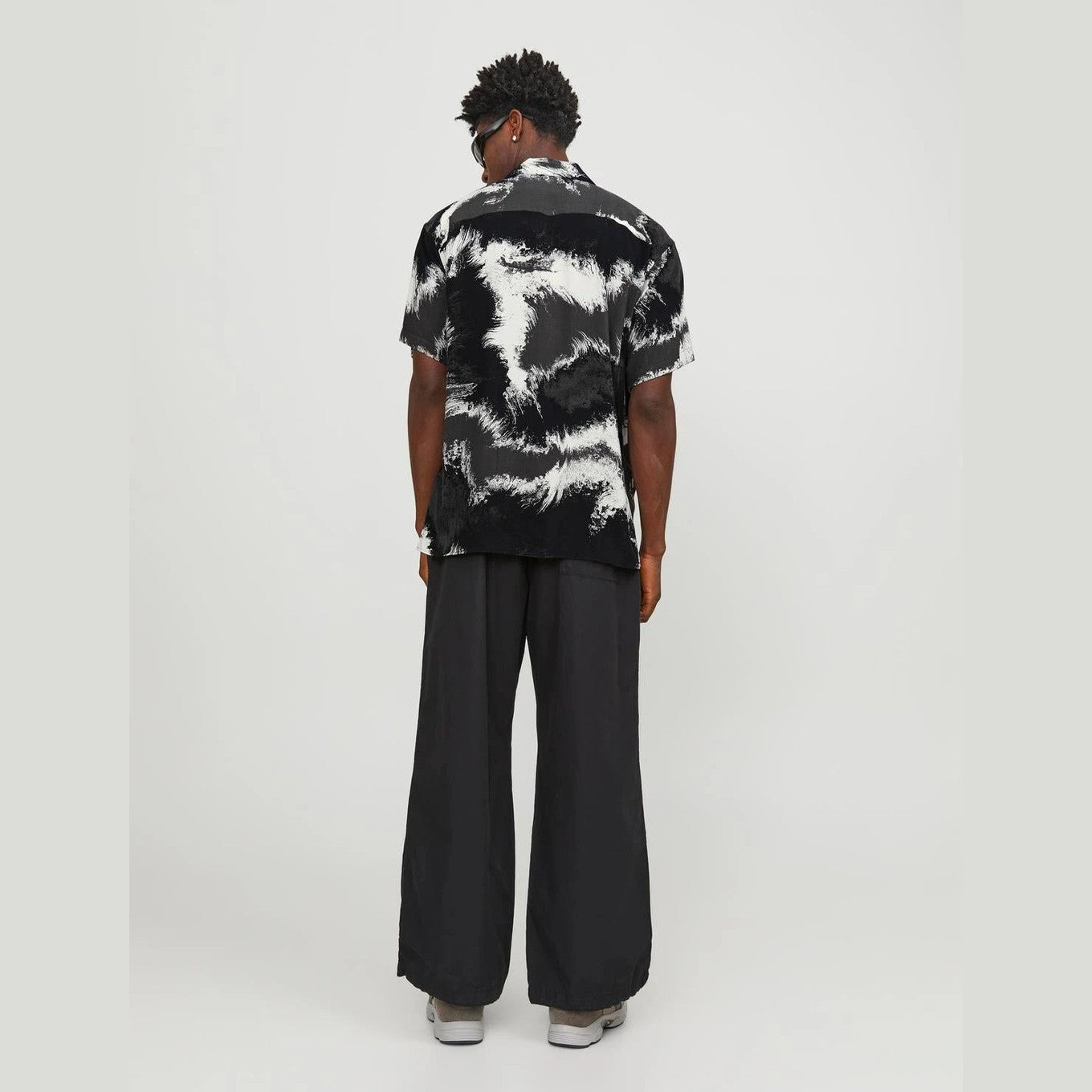 Camicia Jack & Jones Hawaiano asphalt