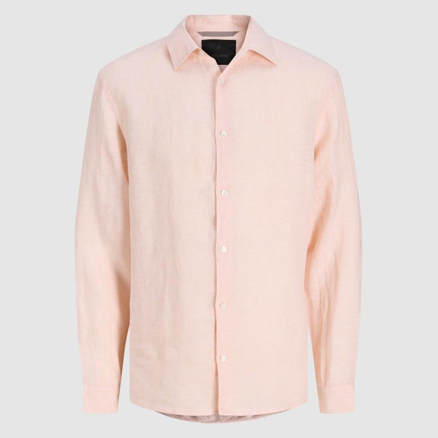 Camicia Jack & Jones Lawrence Linen LS Pink