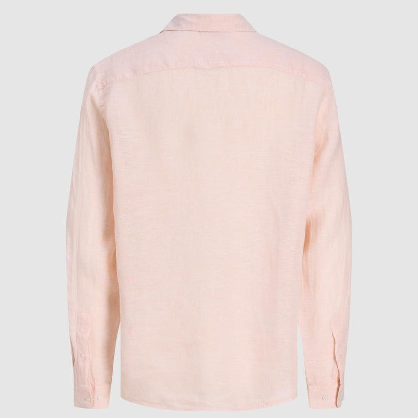 Camicia Jack & Jones Lawrence Linen LS Pink