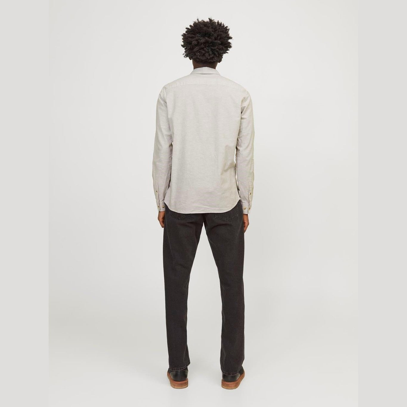 Camicia Jack & Jones Summer Linen Blend beige