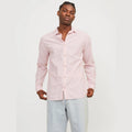 Camicia Jack & Jones Summer Linen Blend pink nectar