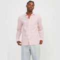 Camicia Jack & Jones Summer Linen Blend pink nectar