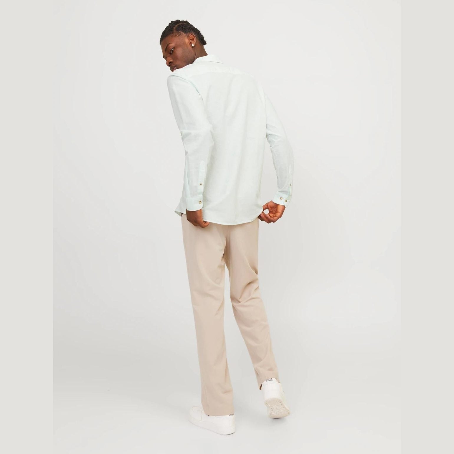 Camicia Jack & Jones Summer Linen Blend soothing sea