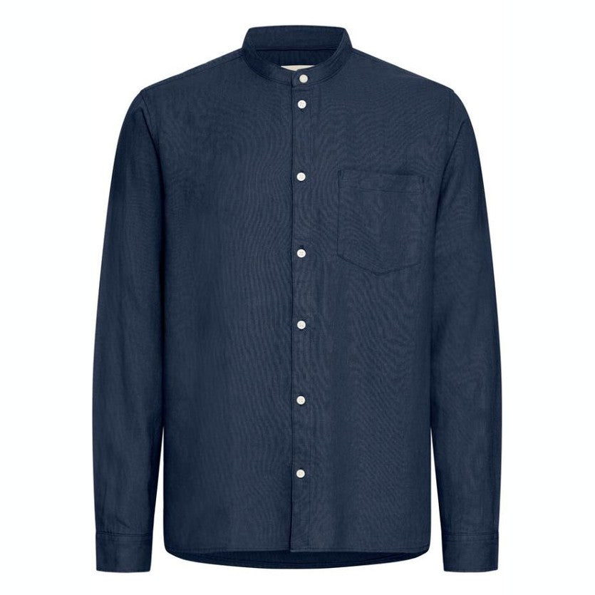 Camicia Solid Allan China Blue