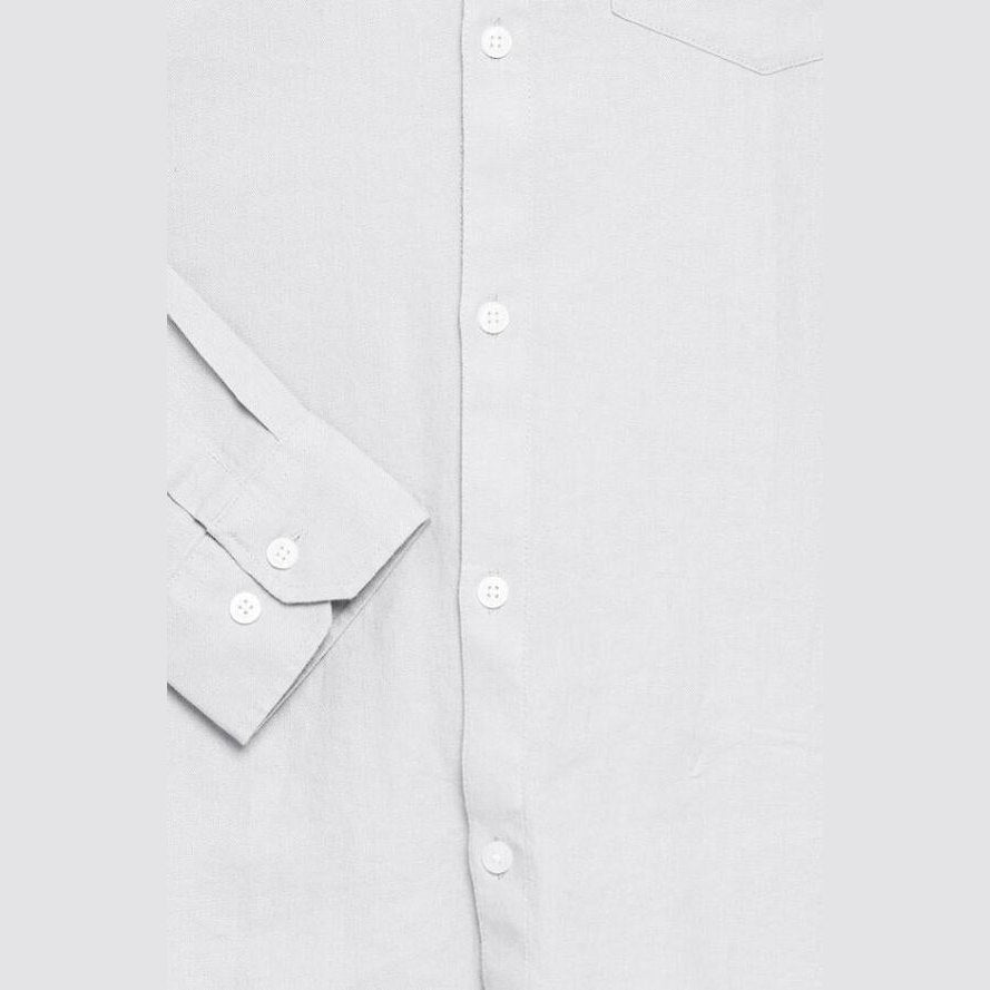 Camicia Solid Allan China White
