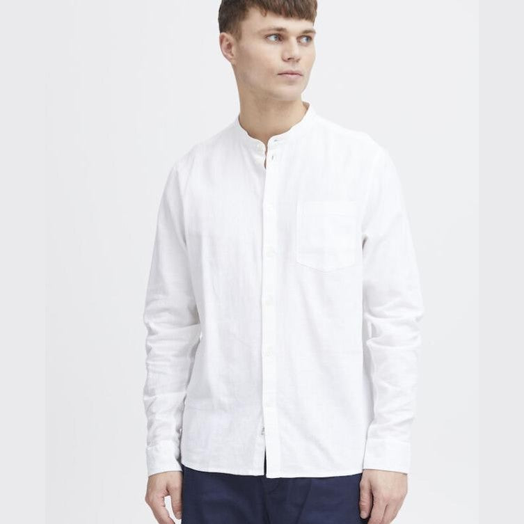 Camicia Solid Allan China White