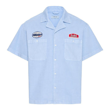 Camicia Solid Boone Blue