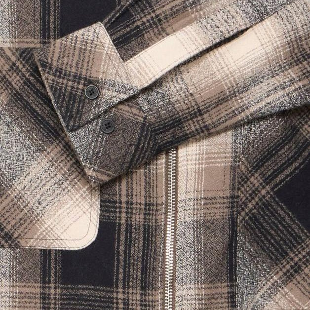 Camicia Solid Drikki slate blk brown