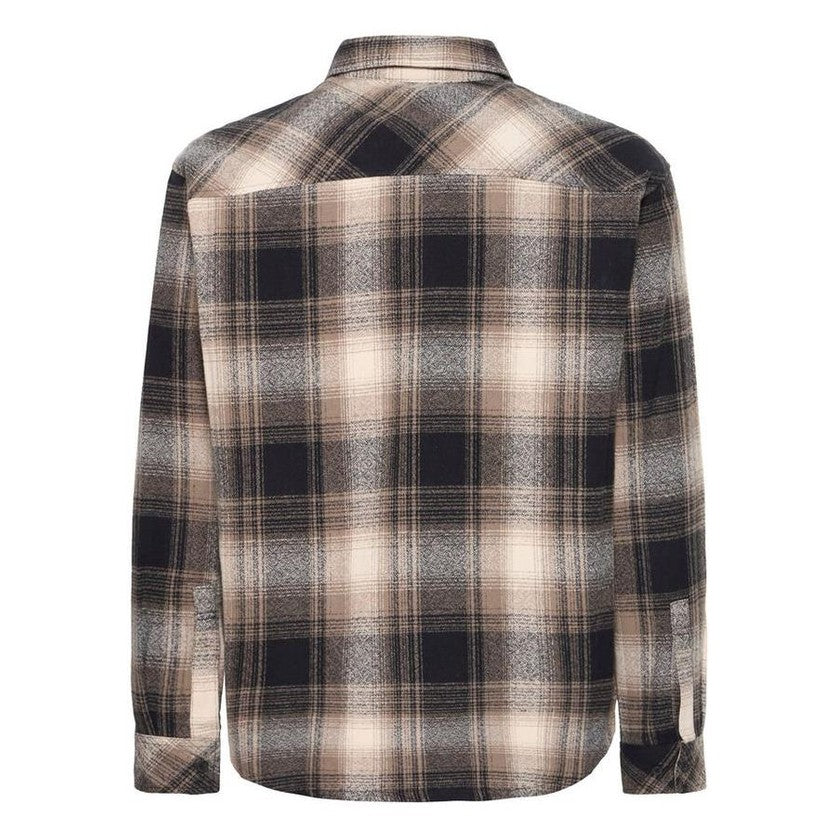 Camicia Solid Drikki slate blk brown