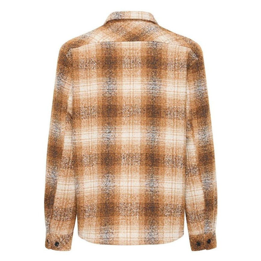 Camicia Solid Dronen Cathay spicies brown