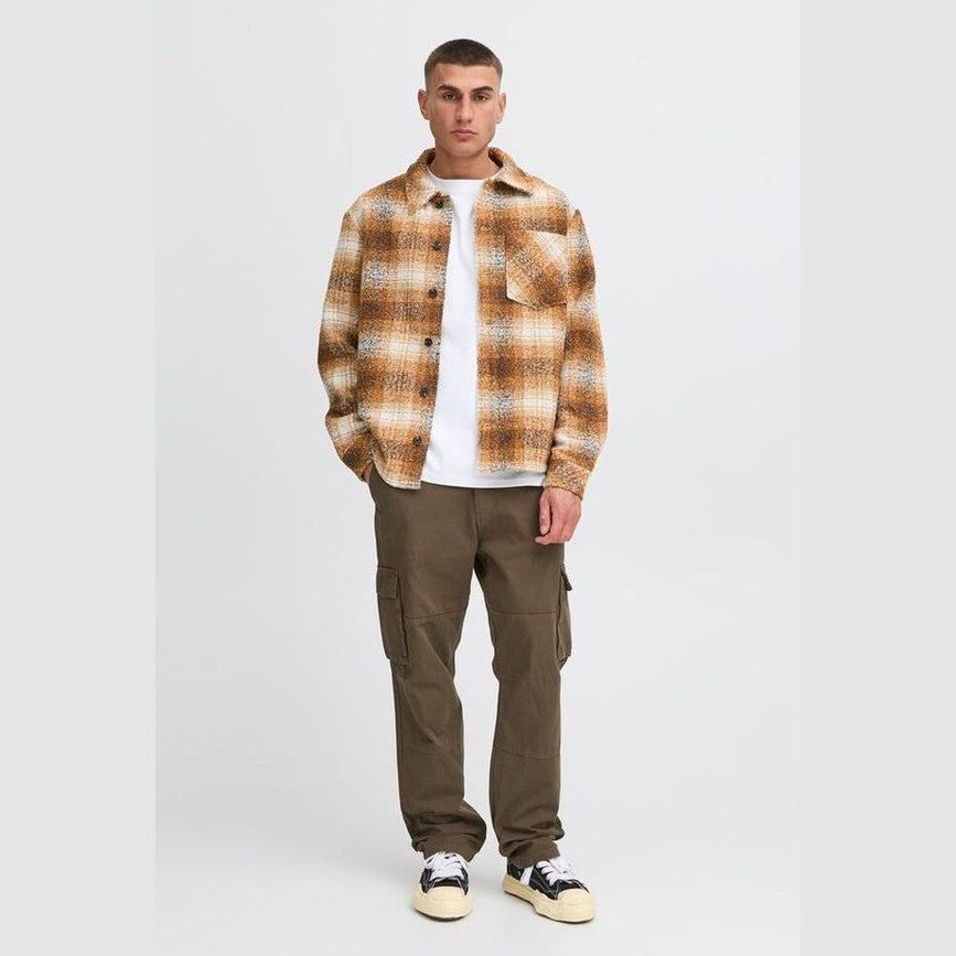 Camicia Solid Dronen Cathay spicies brown