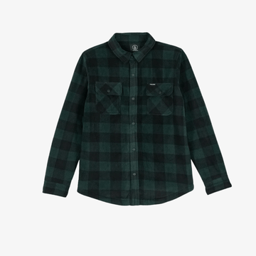 Camicia Volcom Bowered LS Black Green