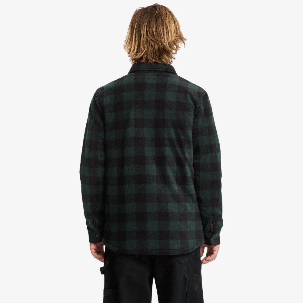 Camicia Volcom Bowered LS Black Green