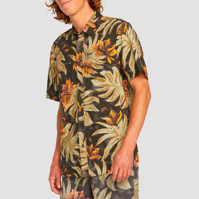 Camicia Volcom Cam Marble floral black