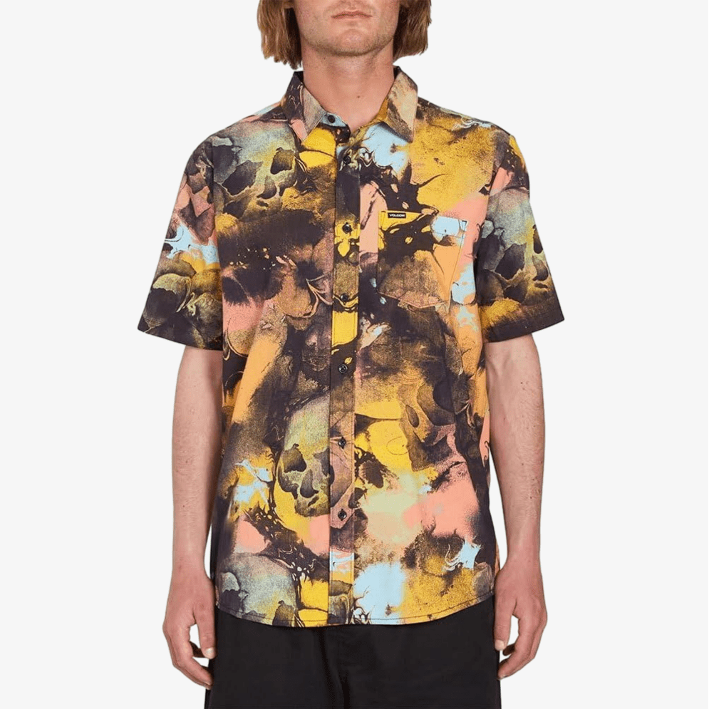 Camicia Volcom Skulli Dawn yellow