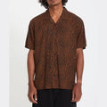 Camicia Volcom Utopias Print Brown Horn