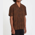 Camicia Volcom Utopias Print Brown Horn