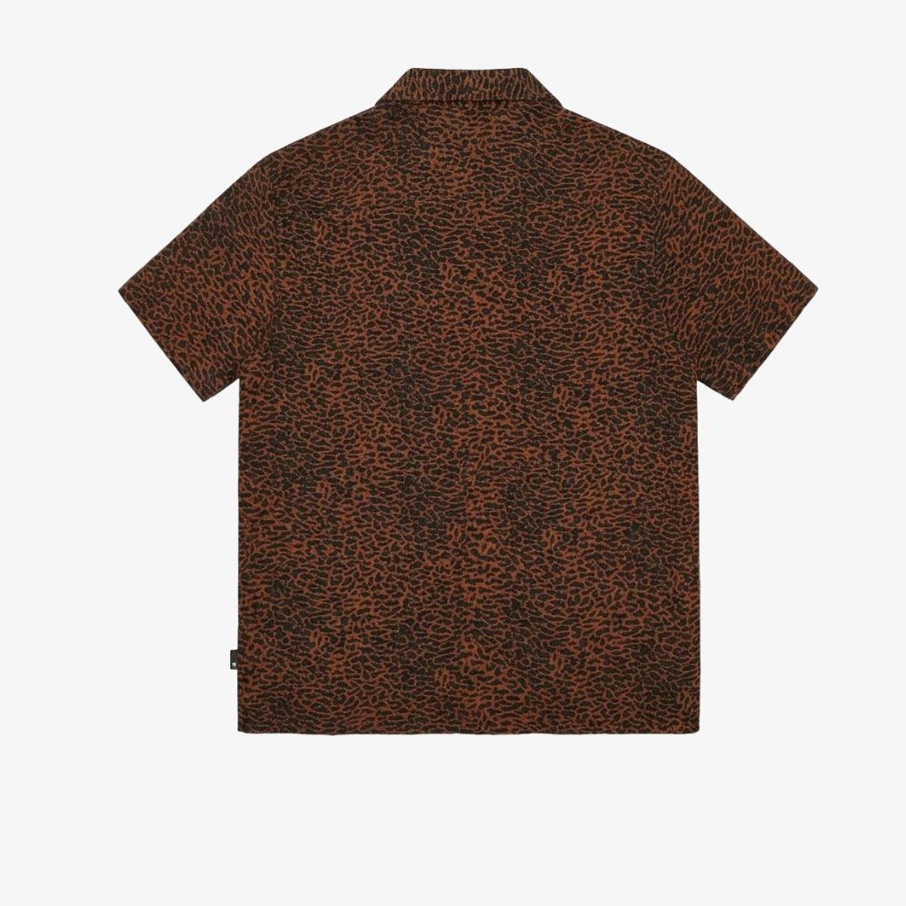 Camicia Volcom Utopias Print Brown Horn