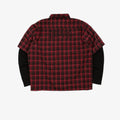 Camicia Wasted Paris Tartan Age black red