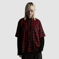 Camicia Wasted Paris Tartan Age black red