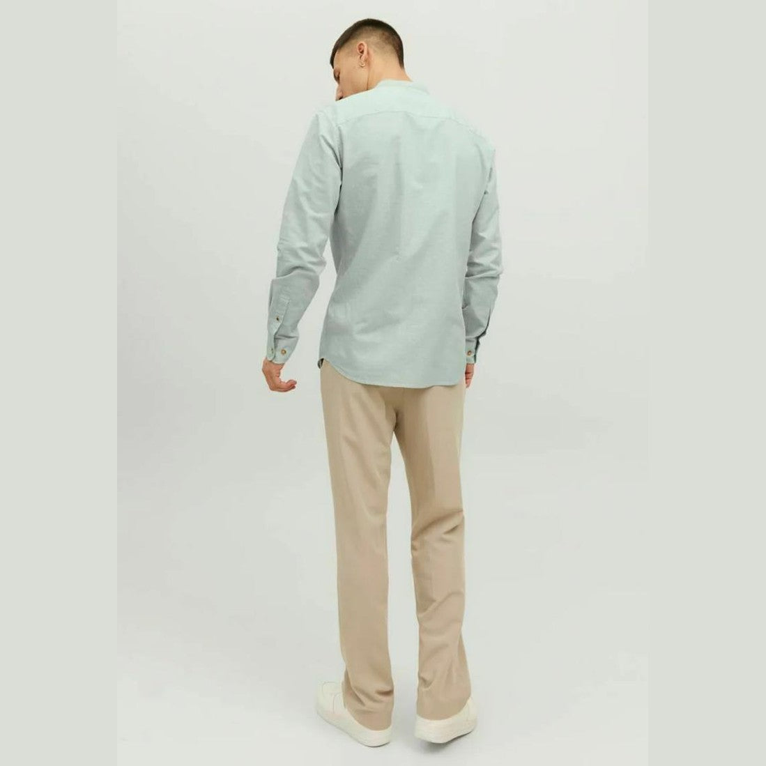 Camicia shirt Jack & Jones Summer Band granite green