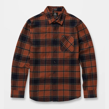 Camicia shirt Volcom Caden Plaid mocha