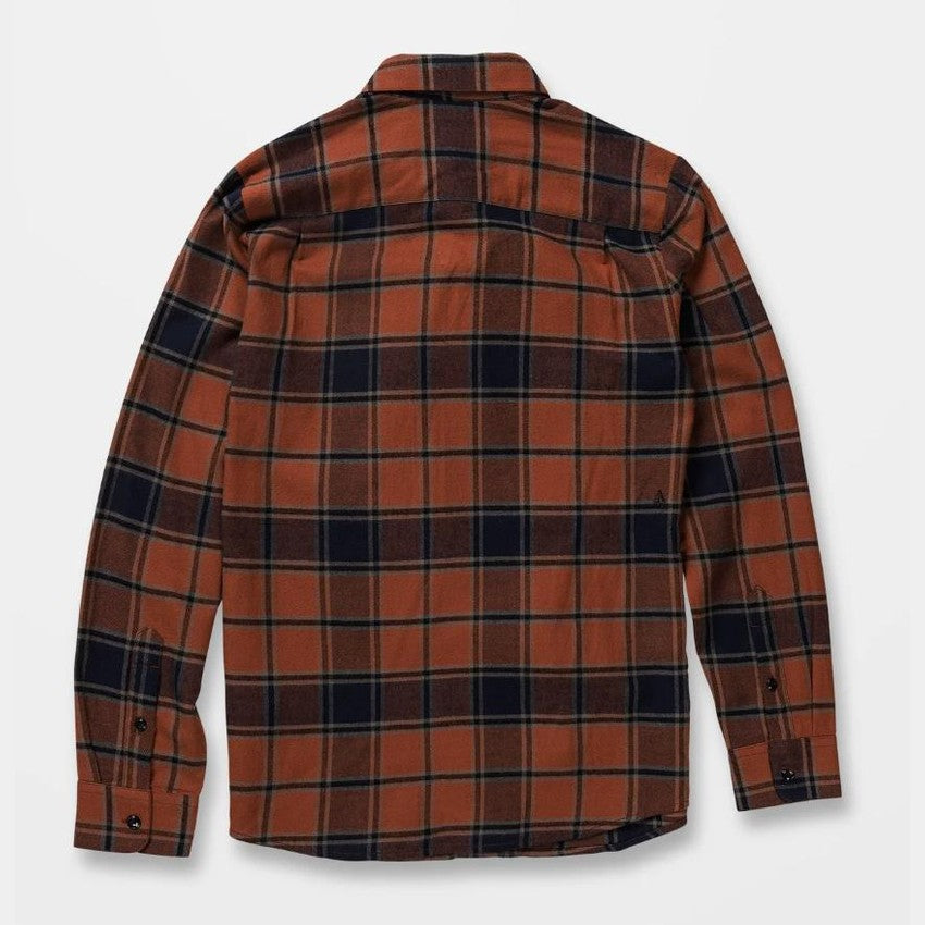 Camicia shirt Volcom Caden Plaid mocha