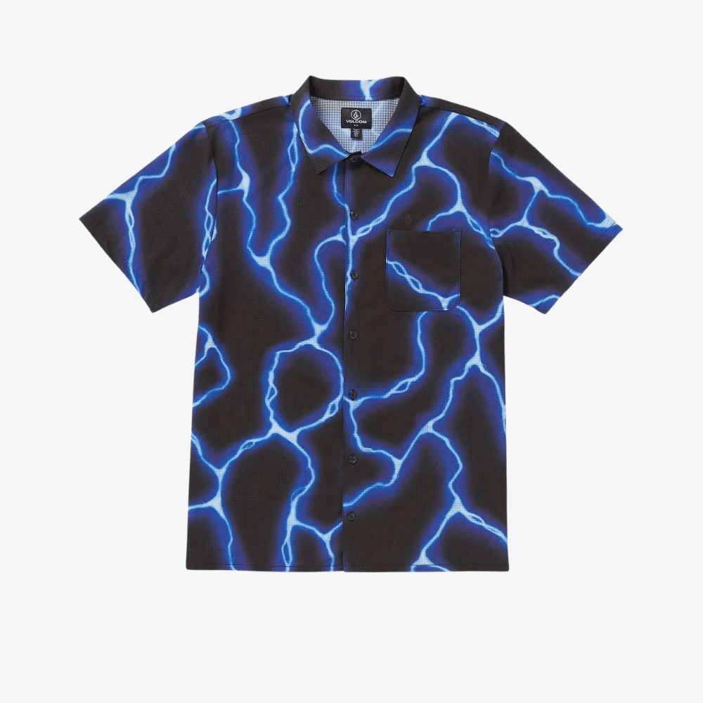 Camicia shirt Volcom Featured Artist Travis Spinks black