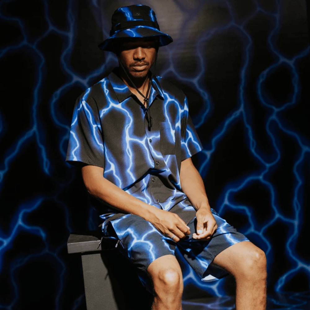 Camicia shirt Volcom Featured Artist Travis Spinks black