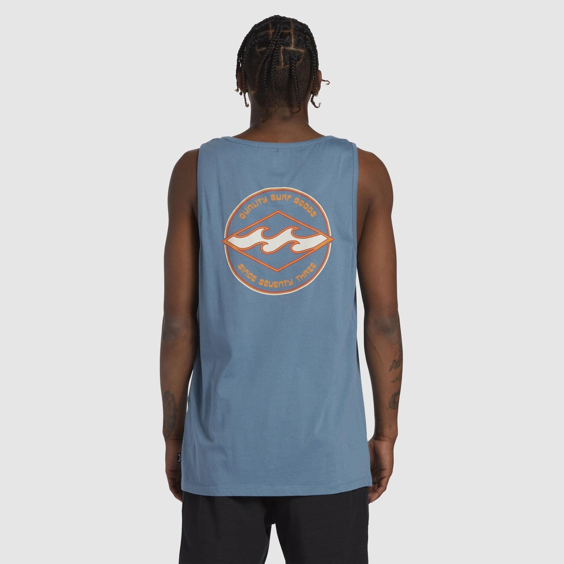 Canottiera Billabong Rotor Dimond tank top vintage indigo