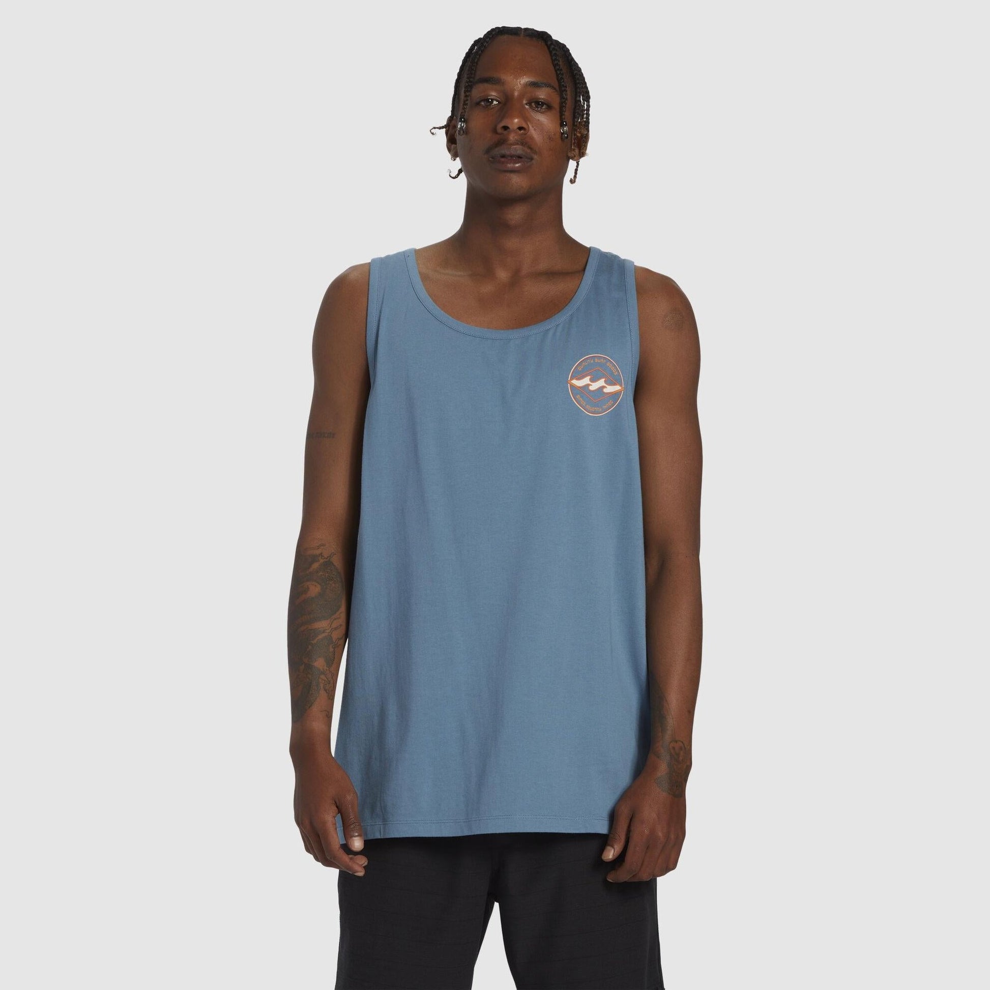 Canottiera Billabong Rotor Dimond tank top vintage indigo