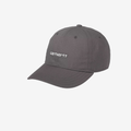 Cap Carhartt Canvas Script Porphyry Wht