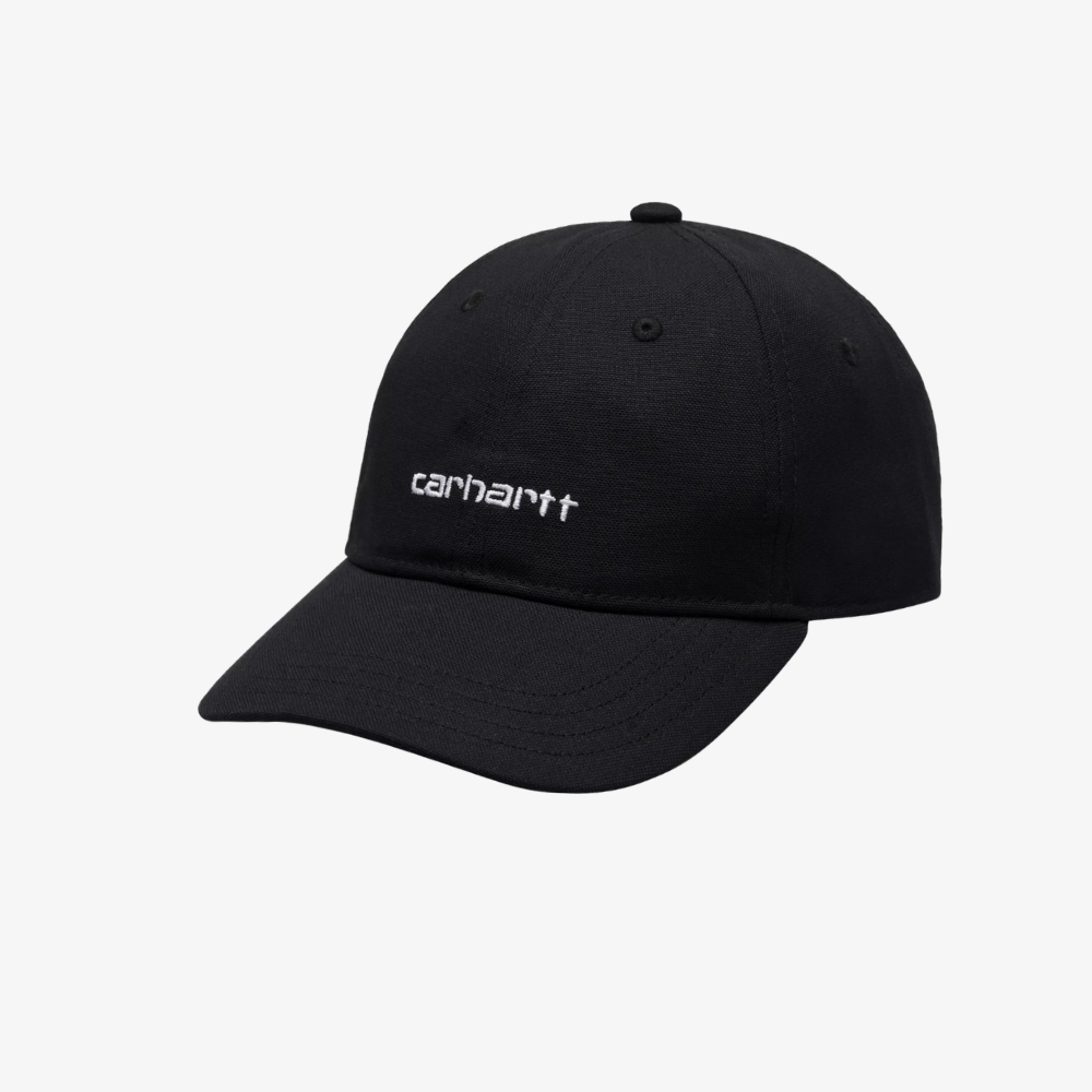 Cap Carhartt Canvas Script black white