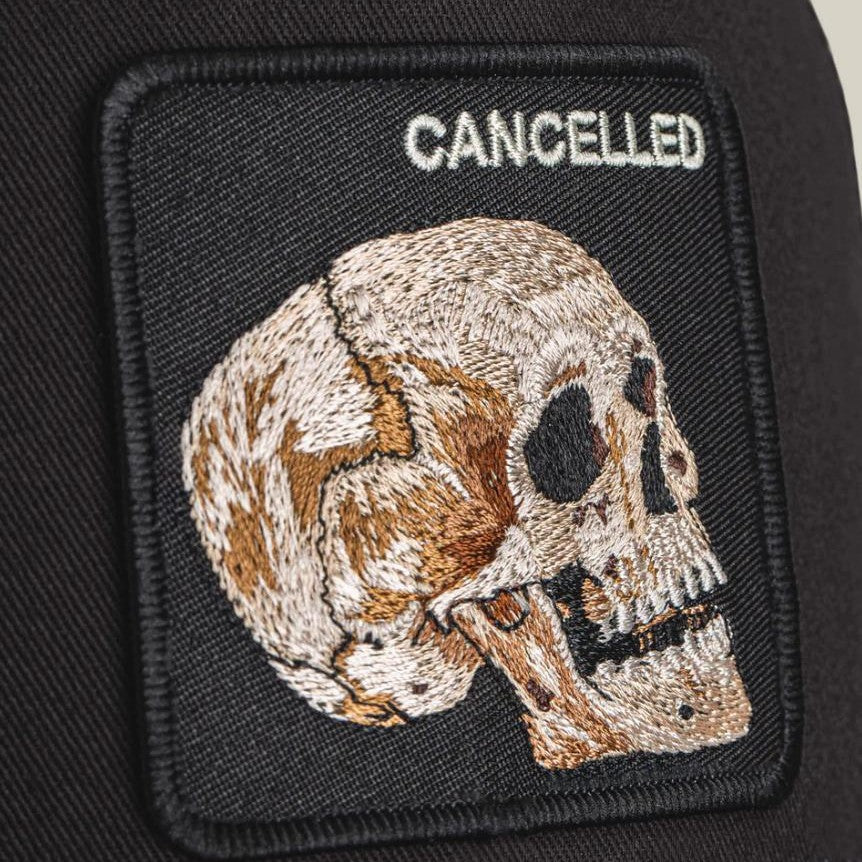 Cap Goorin Bros The Cancelled Skull Ground Black