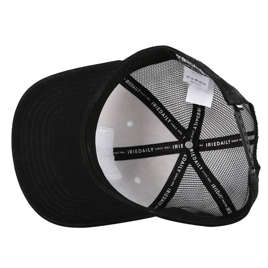 Cap Iriedaily Stonefinger Meshcap black white