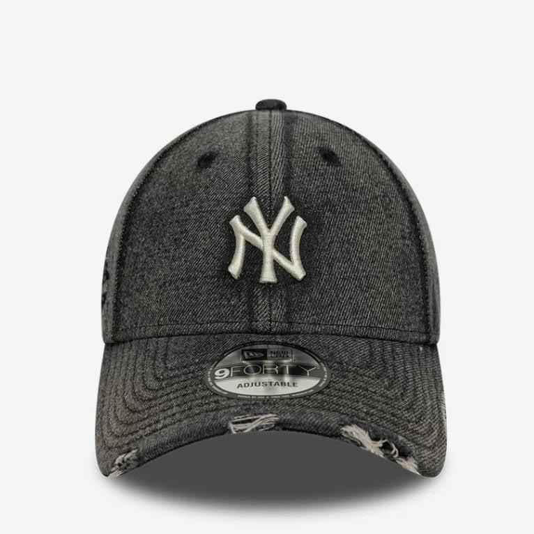 Cap New Era 940 Acid Wash Denim Black