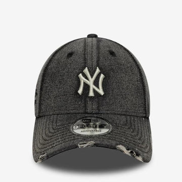 Cap New Era 940 Acid Wash Denim Black